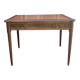 Louis XVI style desk, leather top, 3 drawers and writing tablets
