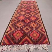 Old turkish kilim runner 360x107 cm