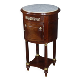 Petite Table Tambour en Acajou, style Louis XVI – Fin XIXe