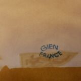 Vintage service of the faience factory of Gien, France 70s