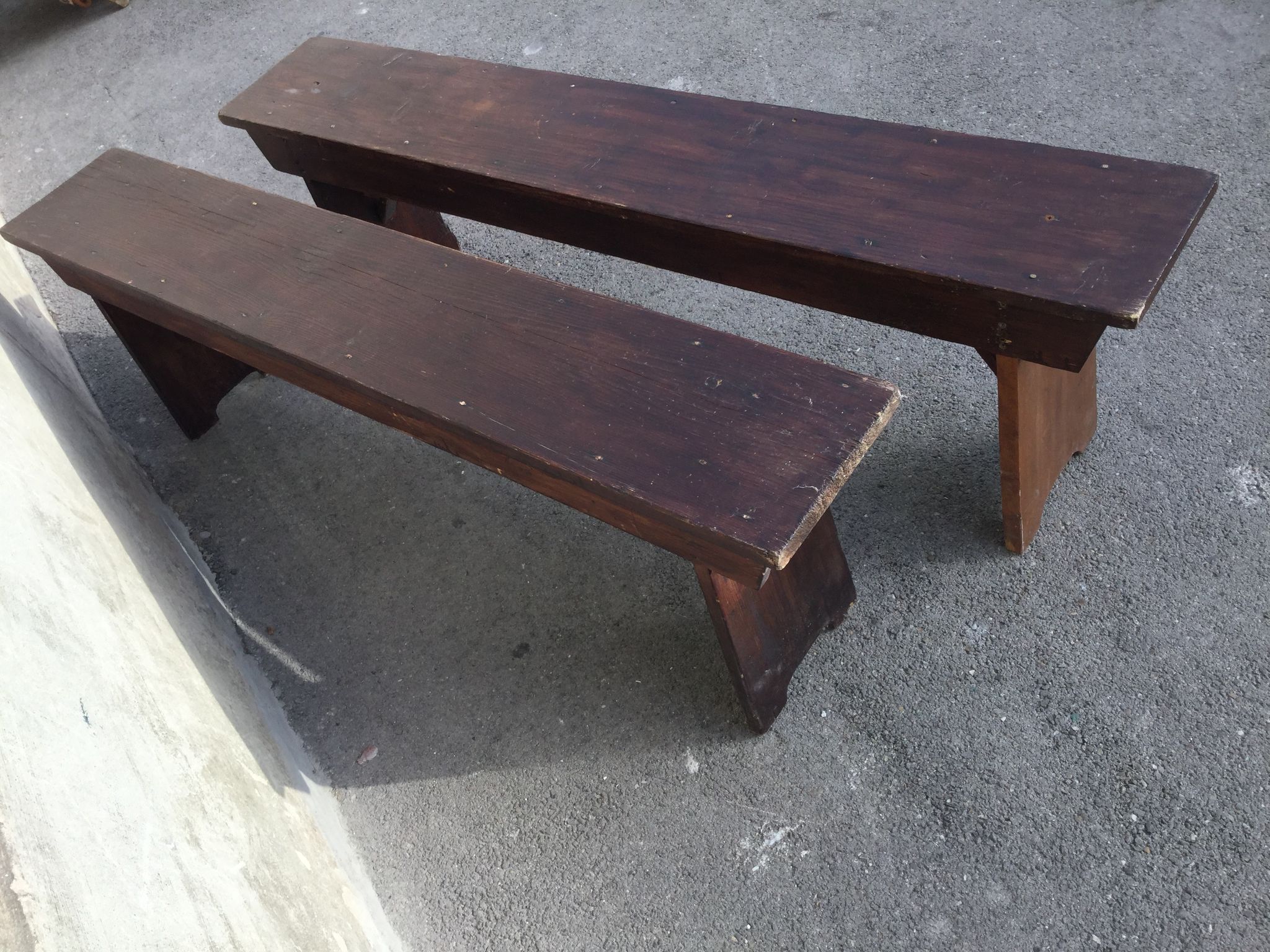 Banc vintage en bois