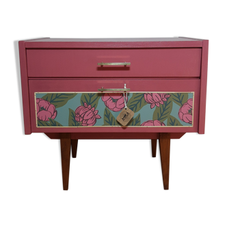 Chevet vintage relooké