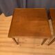 Pair of mahogany side tables, Denmark, 1950s.