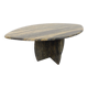 Vintage 70s Oval Marble Coffee Table