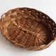 Old rattan basket basket