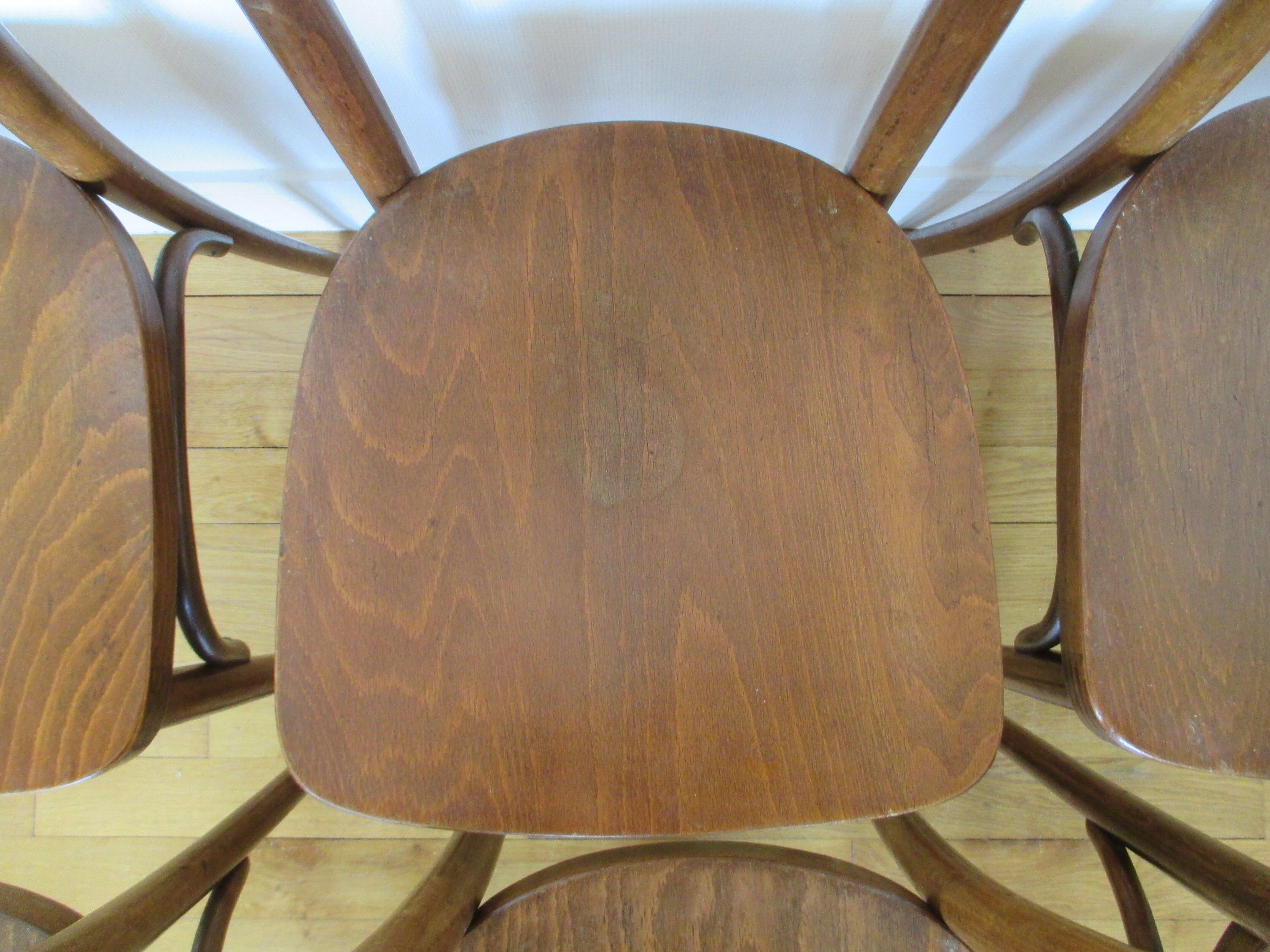 6 chaises bistrot Thonet bois courbé
