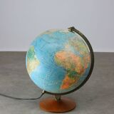 Vintage Danish Illuminated Glass Globe, 90s