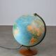 Vintage Danish Illuminated Glass Globe, 90s