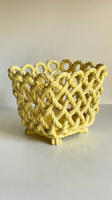 Vintage Braided Cache-Pot