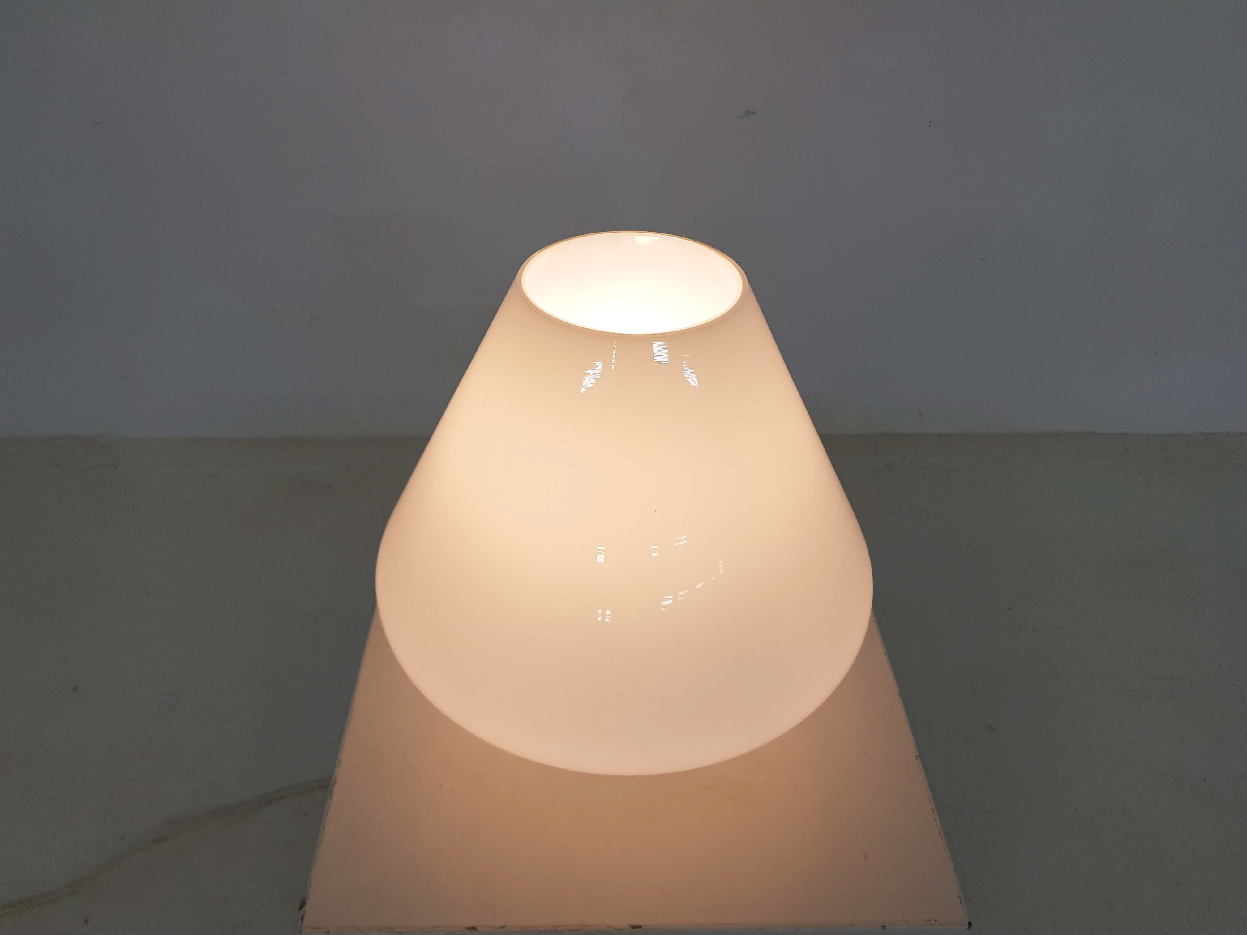 Opaline Glass Mushroom Table or Floor light, 60
