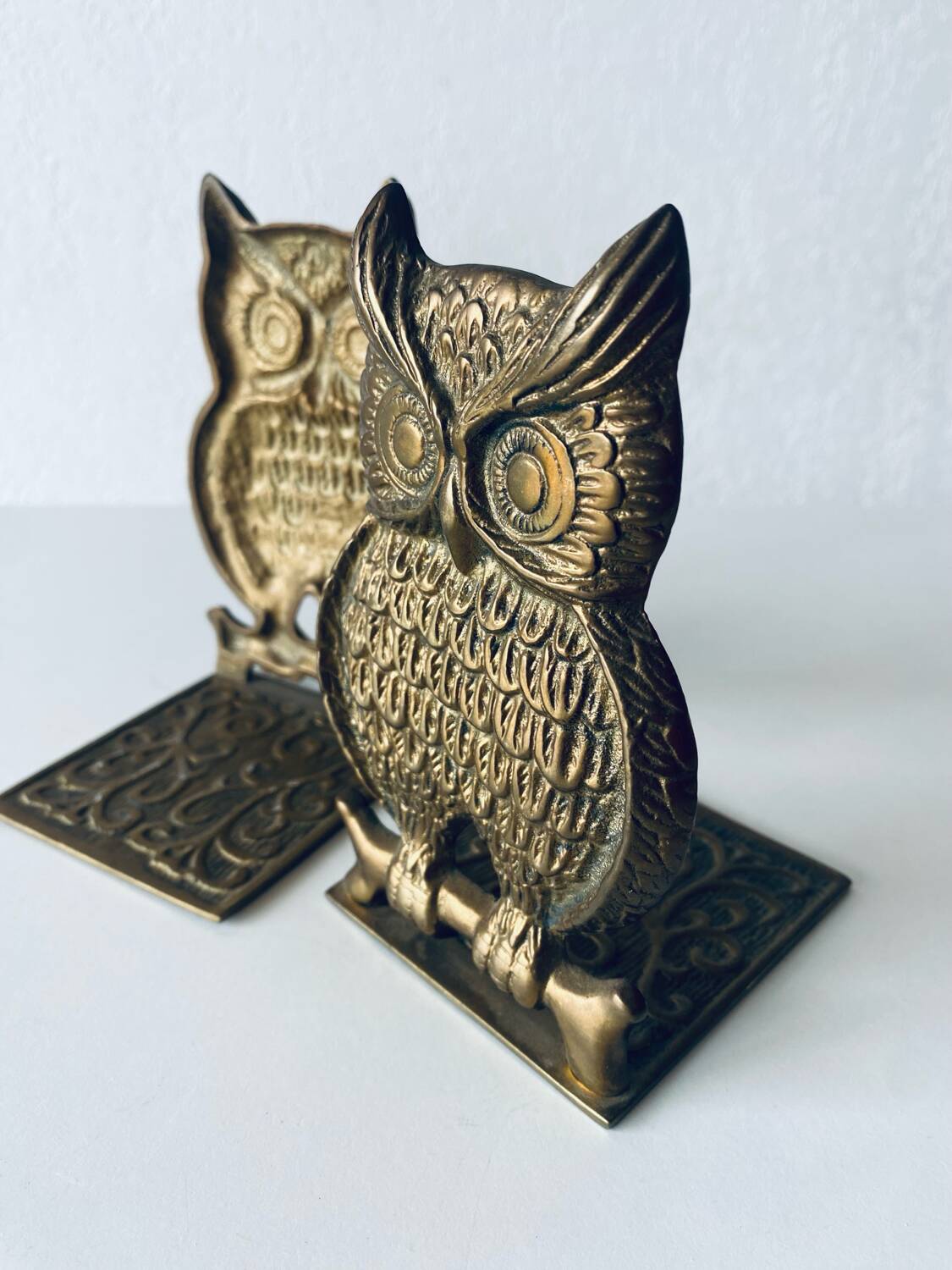 Pair of owl bookends