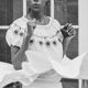 Silver barium photo print 1969 naomi sims mode format 30cmx45cm