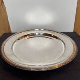 Large serving platter, silver-plated, Fracalanza, Brazil, 20th century.