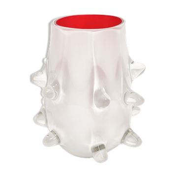 Murano glass vase. Italy 1980s.