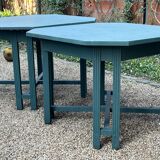 Set of 2 octagonal coffee tables – Charming, vintage, timeless