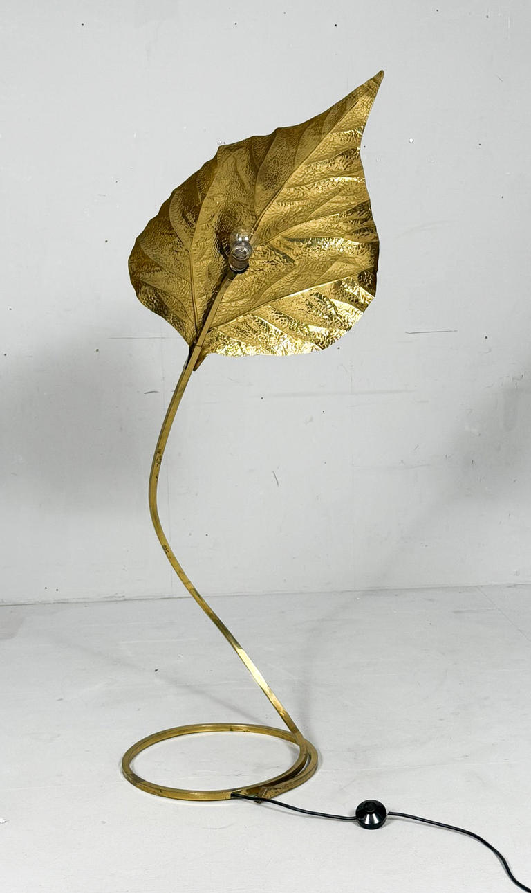 Lampadaire sculptural de Tommaso Barbi pour Bottega Gadda, modèle : Rabarbaro, Italie, années 1970.