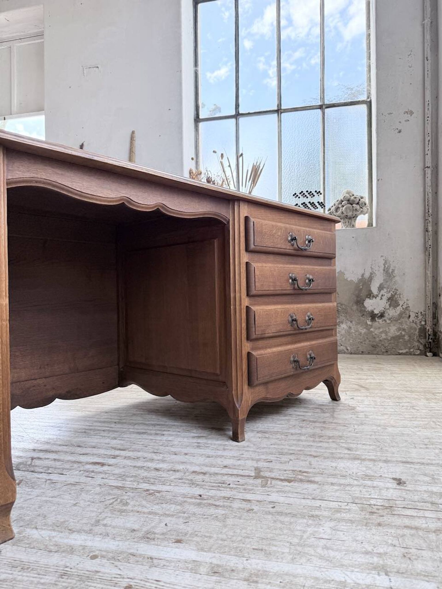 Oak desk or counter 1960