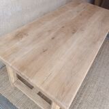 Solid wood farmhouse table