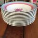Lot hollow plates Digoin Sarreguemines model Pelleas