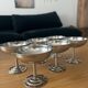 Set of 6 Letang-Remy ice cream cups - 18/10 stainless steel
