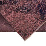 Handmade Turkish Contemporary 1980s 199 cm x 283 cm Blue Wool Carpet