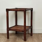 Rattan sofa bedside table
