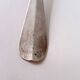 silver-plated metal ladle monogrammed PT orfevrerie L.Auzolle