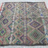 Antique Moroccan Kilim Rug 112x112cm