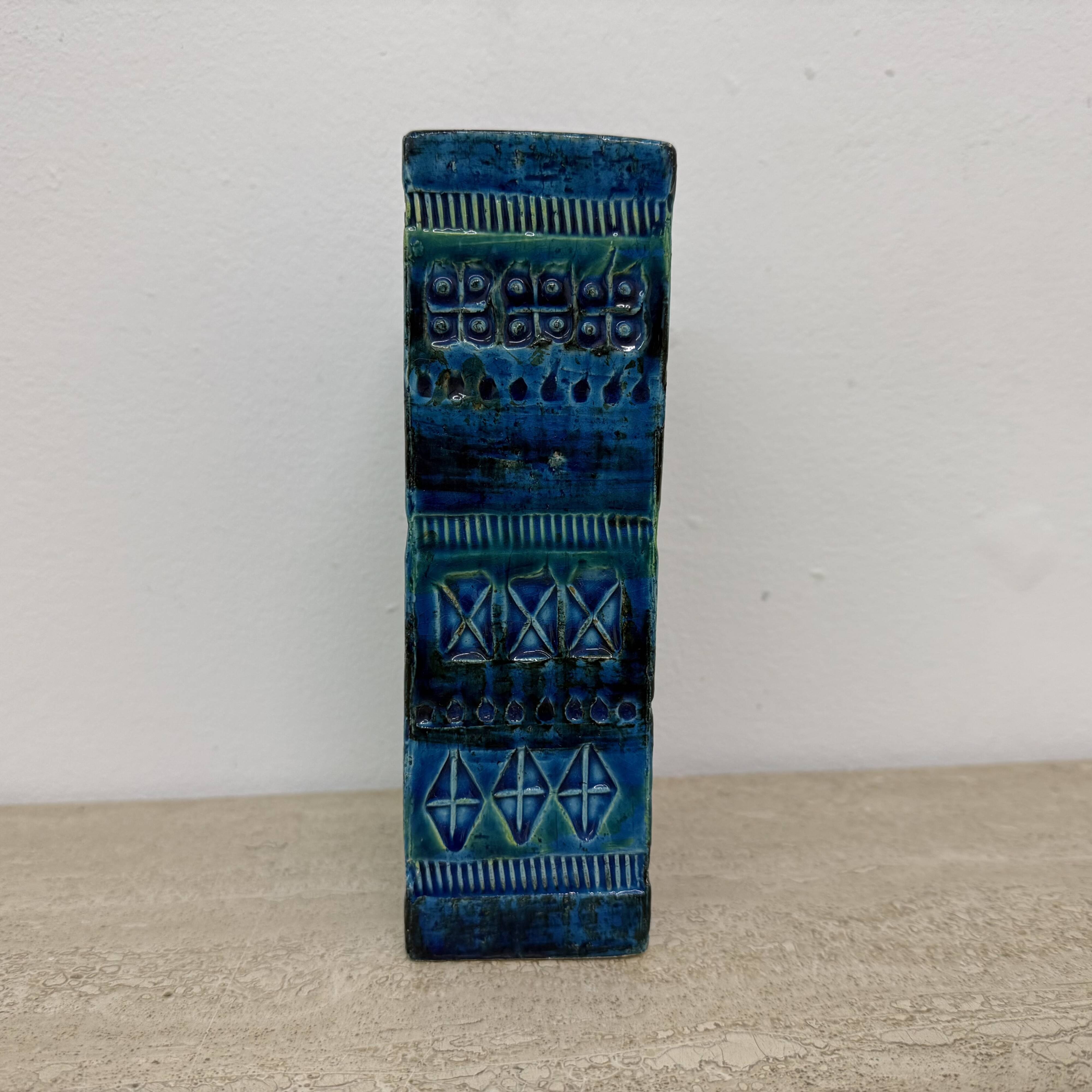 Vintage Bitossi Italian ceramic vase , 1970s