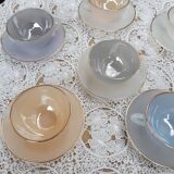Service vintage harlequin cups