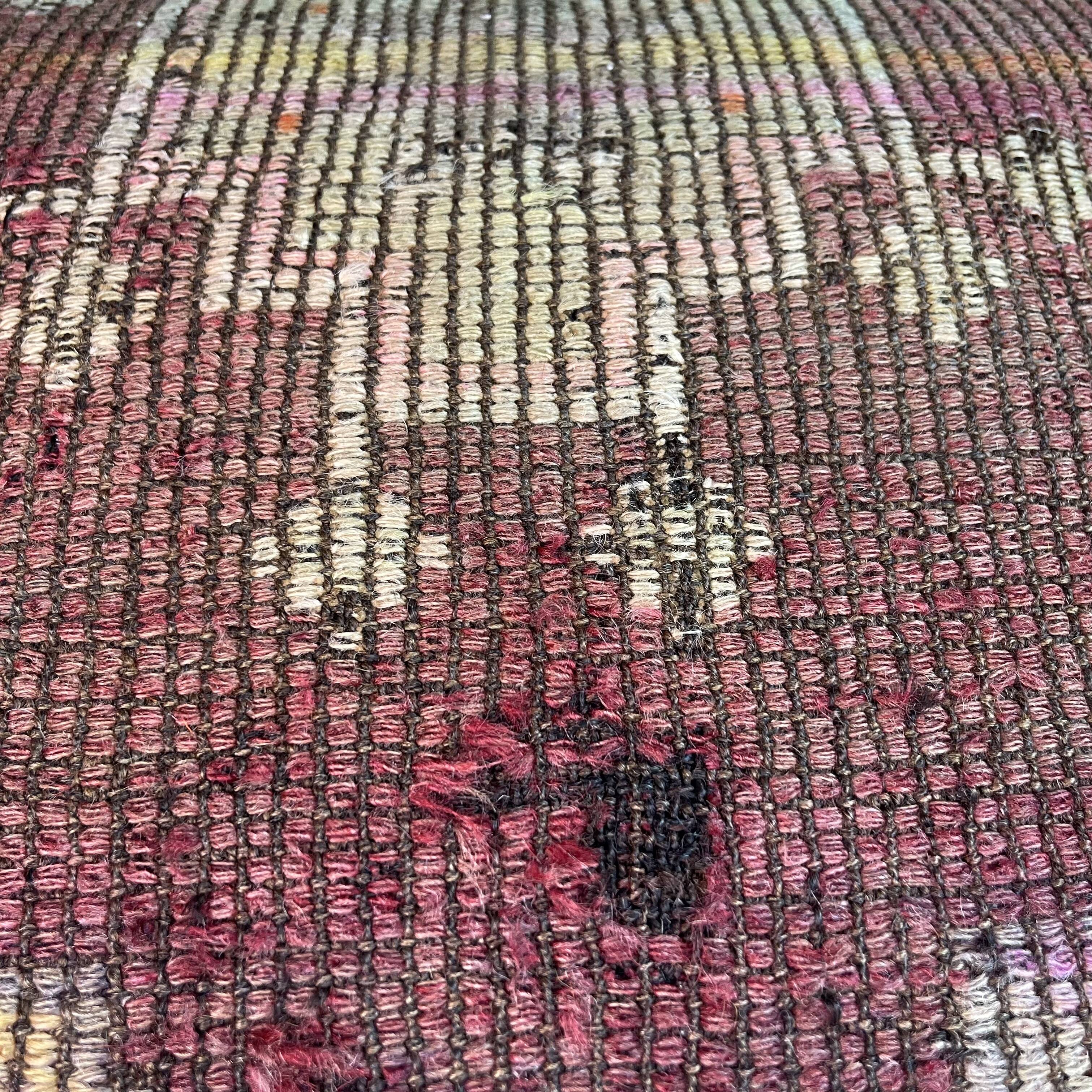 Housse de coussin kilim turc vintage, 55 x 55 cm