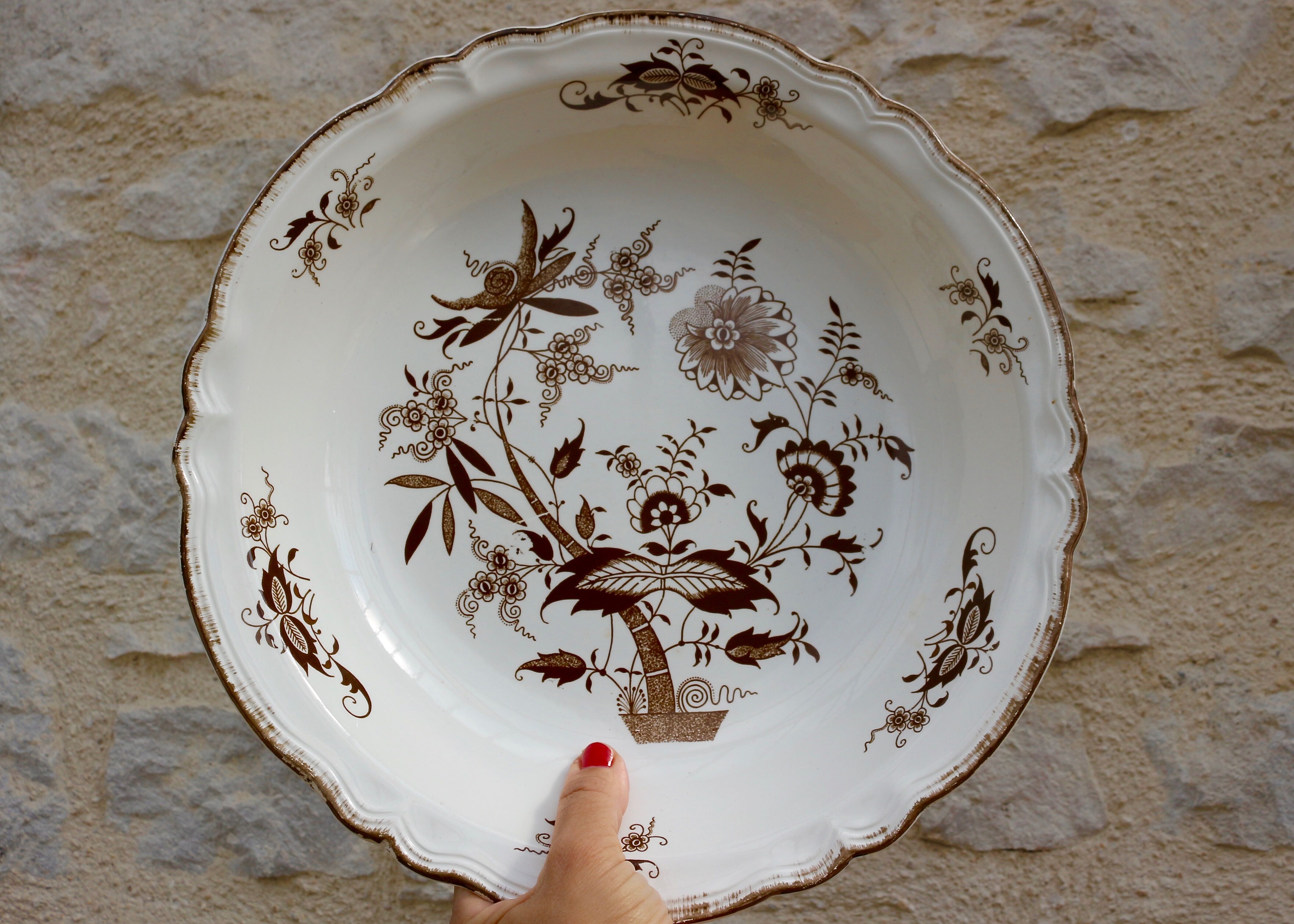 Bowl, Windsor model of Sarreguemines