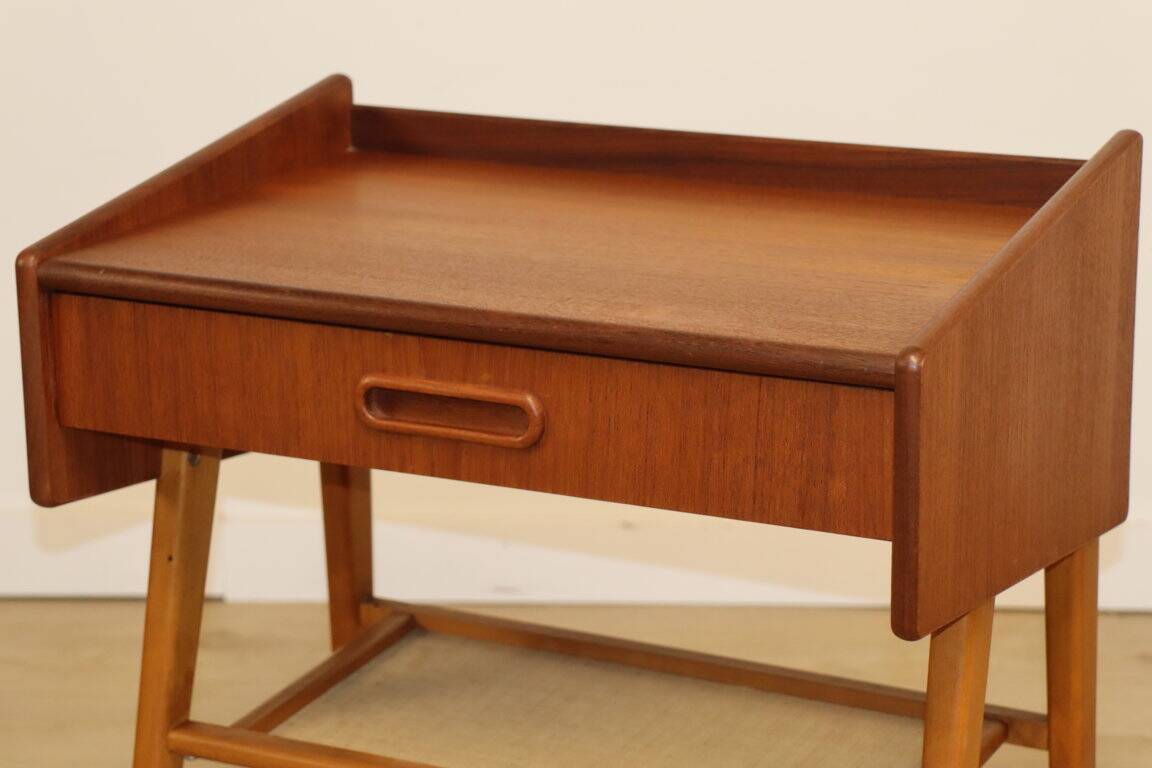 Scandinavian teak bedside table, 1960