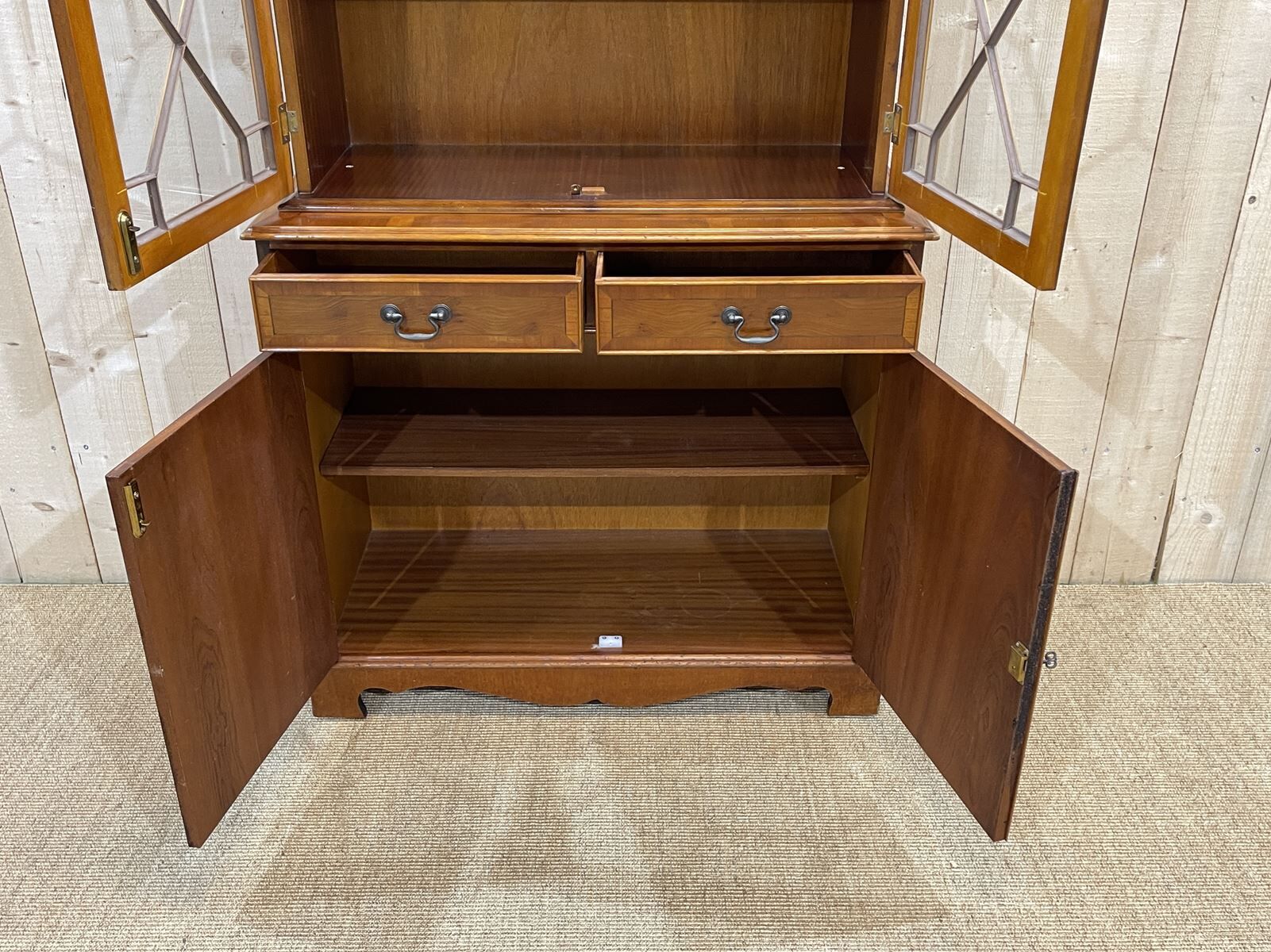 Buffet 2 English body glazed in yew - 1950s