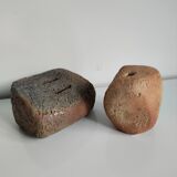 Raw stoneware vase, 1970