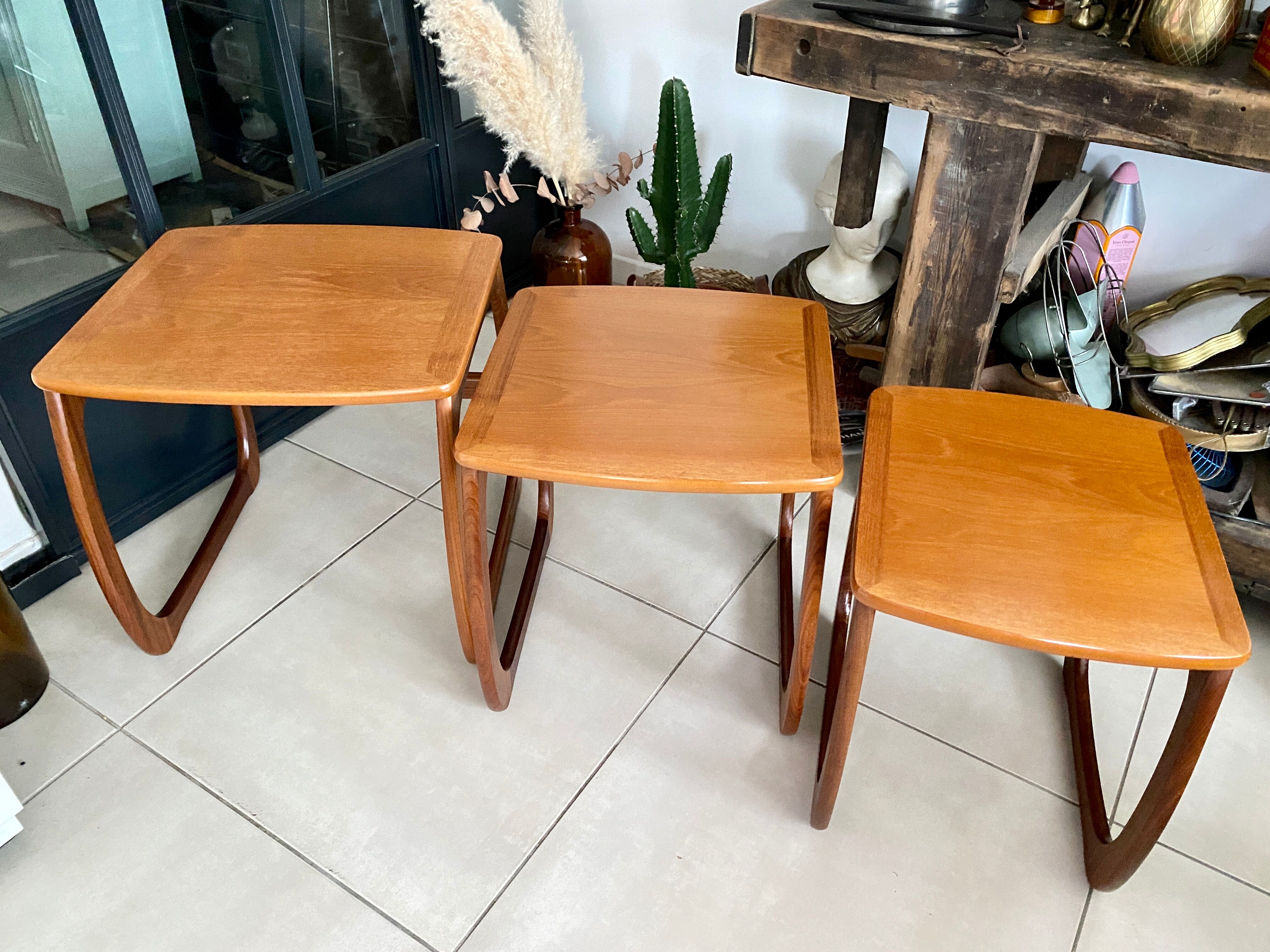 Trundle teak table Parker Knoll