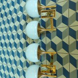 Pair of Sciolari homemade wall lamps