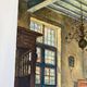 Interior of a Flemish house, oil on canvas signed