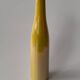 Vase soliflore en céramique jaune irisé 34cm