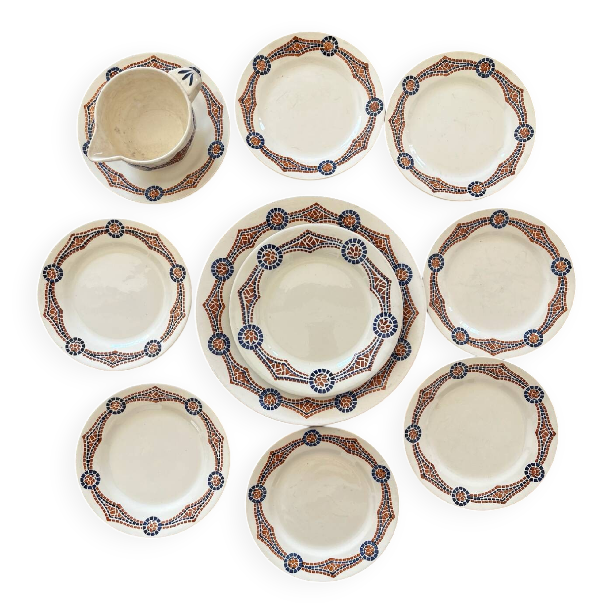 Antique tableware set