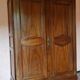 Small solid walnut cabinet from the Consulate period, circa 1830