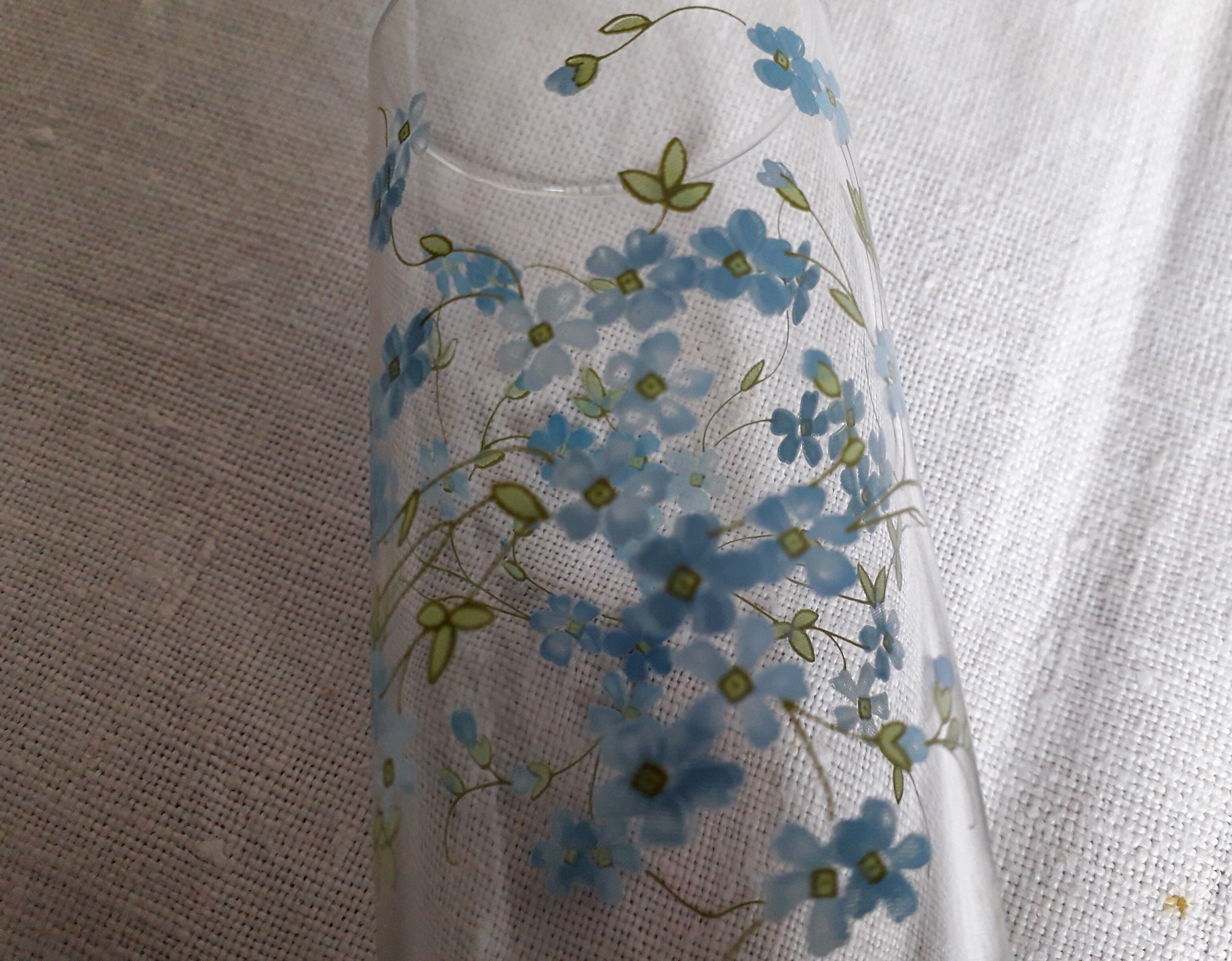 Lot of 9 vintage Myosotis model champagne flutes