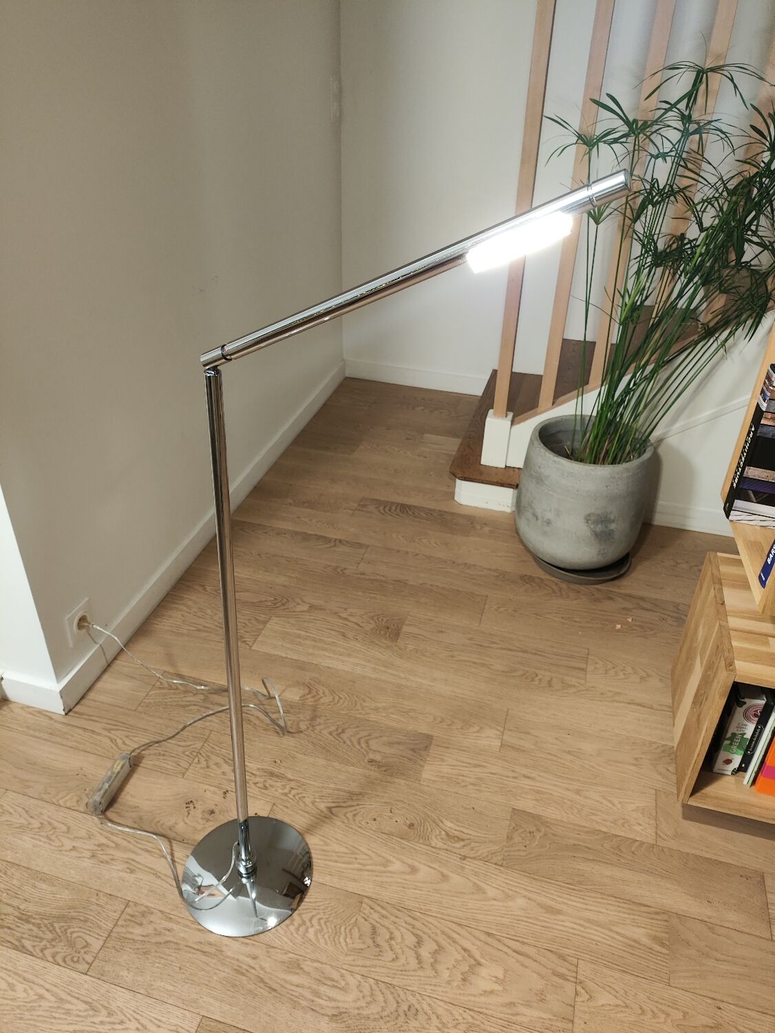 Zanata chrome floor lamp