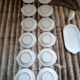 12 flat plates in earthenware/fish