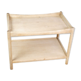 Rolling table in oak designed by Hans J. Wegner