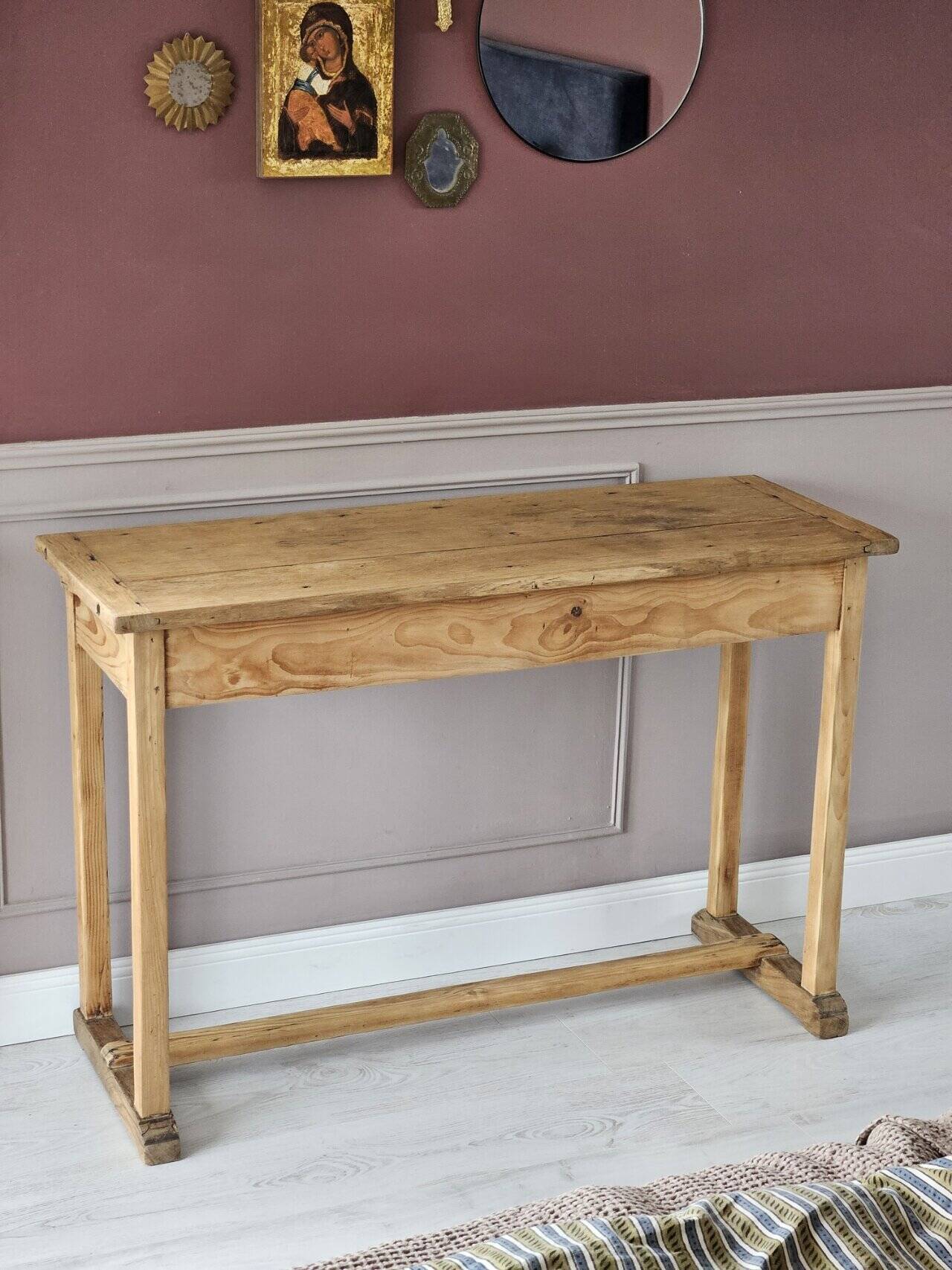 Console bois massif vintage | Flore