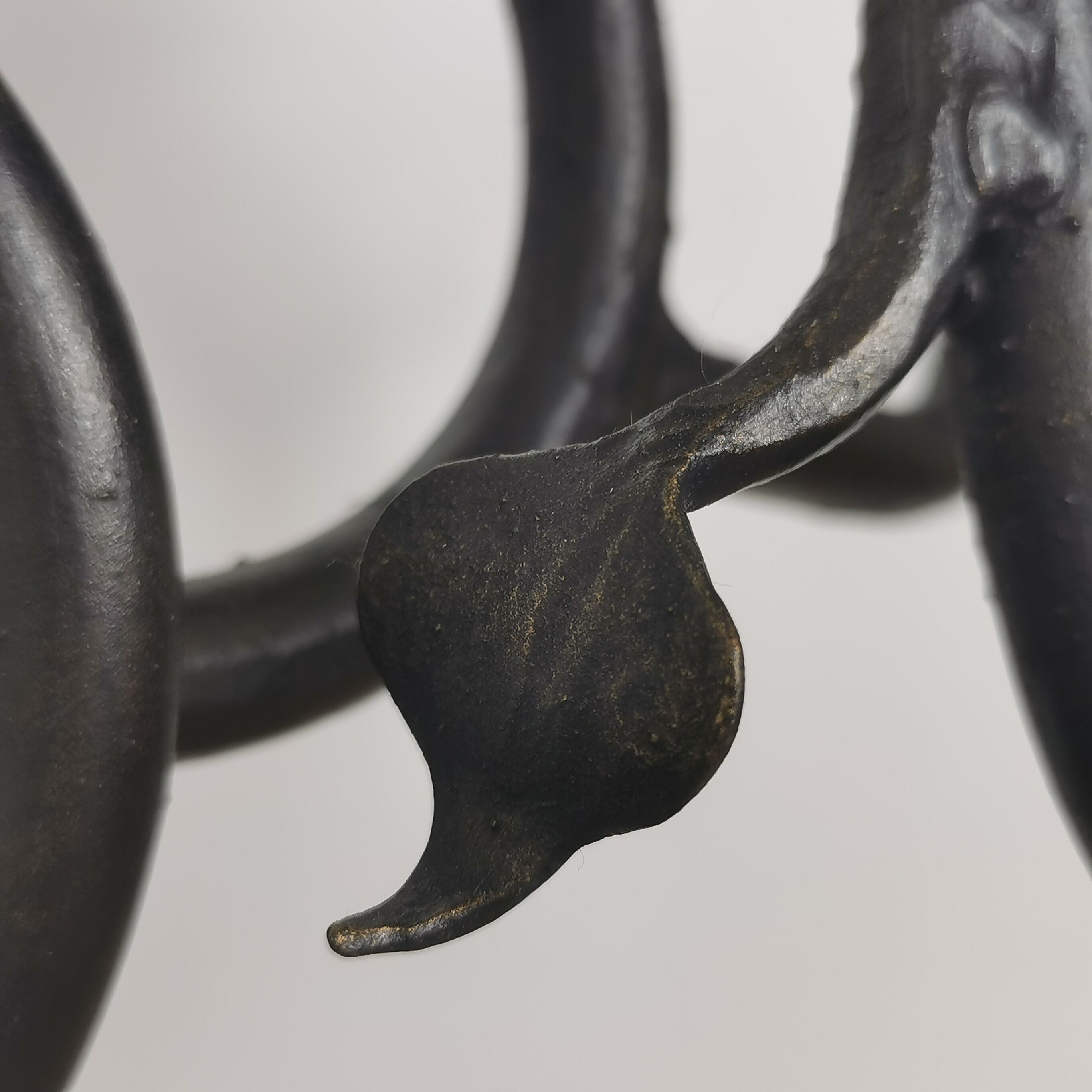 Vintage brutalist chandelier