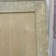 Authentic 19th-century brasserie mirror renovated in solid wood 180x85.