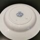 Sarreguemines ceramic soup plate, Flore model in blue sold individually