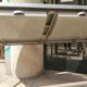 Former metal post desk "simmons"